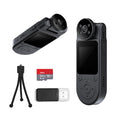 L20 1.5”Screen Body Cameras with Audio and Video Recording 1080P Wearable Personal Body Cam w/ 180° Rotating Lens 7HR Battery Night Vision 64GB Portable Body Worn Camcorder for Civilians (No WiFi)
